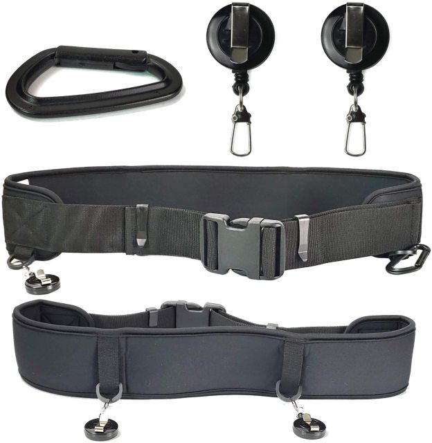 Riverruns Neoprene Adjustable Fishing Wading Belt, Fishing Wader Belt for Men Kayaking.