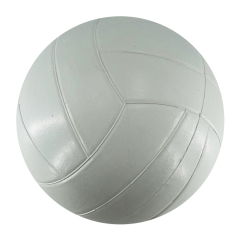 White Rubber volleyball ball 