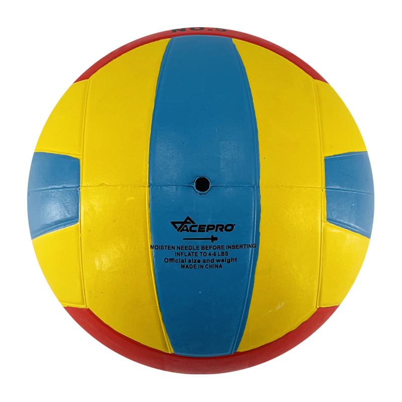 Colorful rubber volleyball 