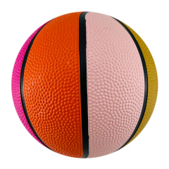 Mini rubber basketball for kids 