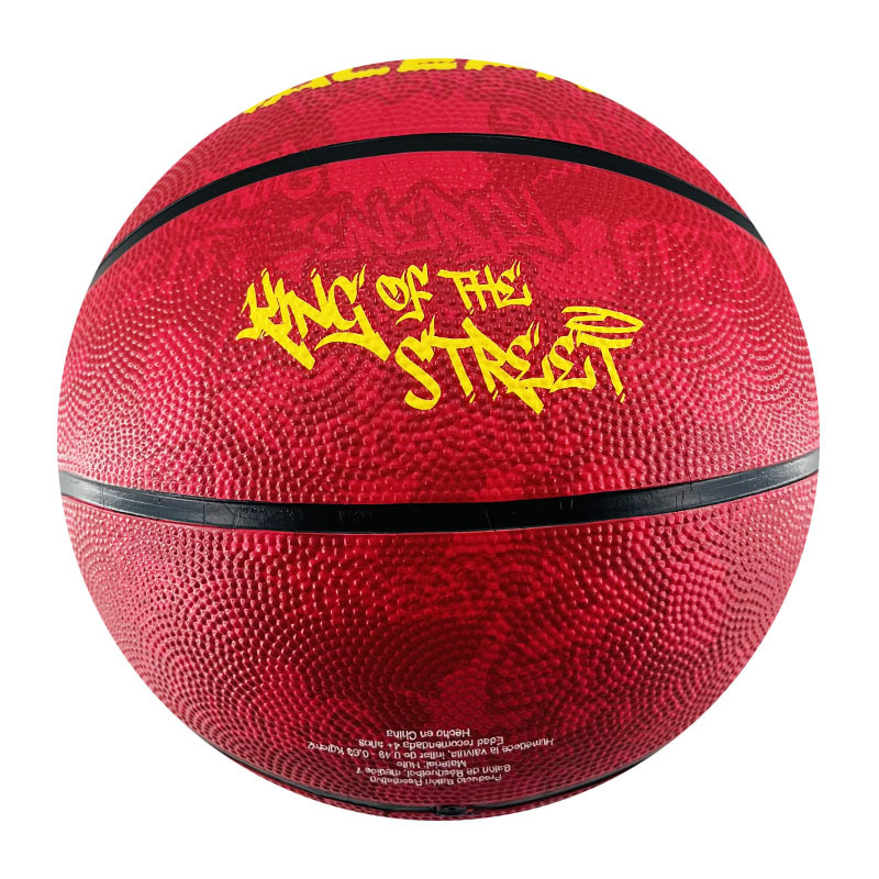 Hot sale rubber size 7 basketball ball
