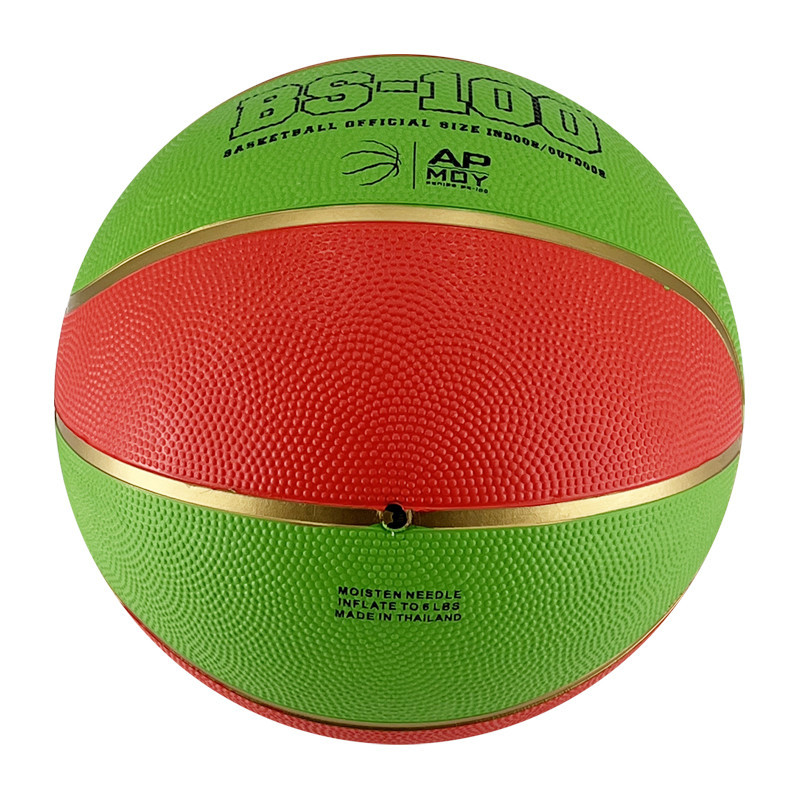 Customized Logo Rubber Basketball Size 7