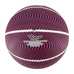 Custom printed colorful rubber basketball