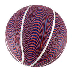 Custom printed colorful rubber basketball