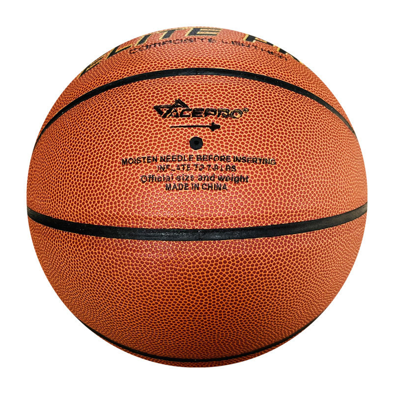 Hot selling cheap leather basketball ball