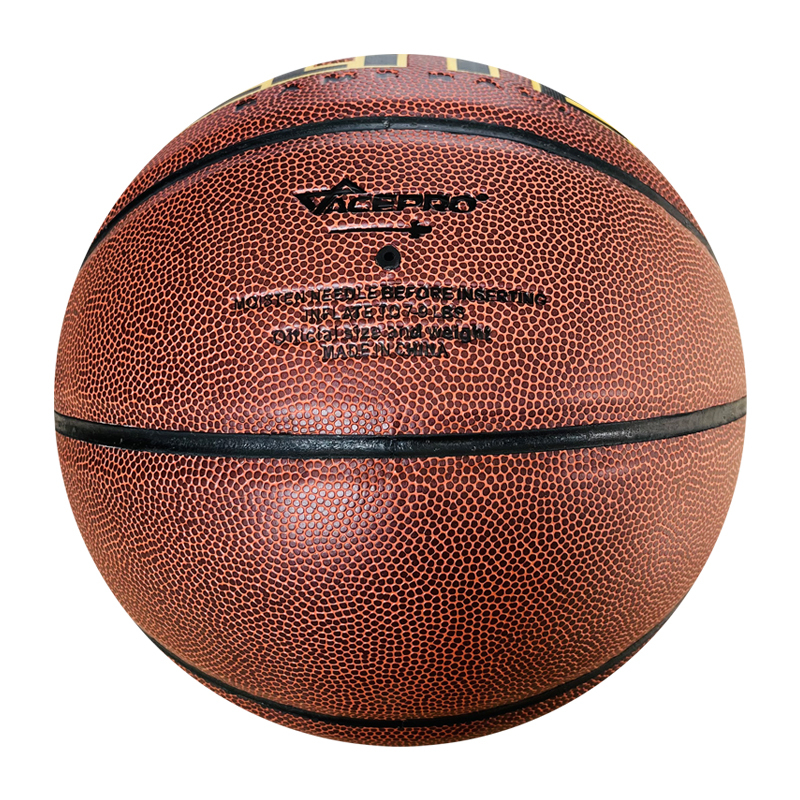 Composite Leather Custom Logo Indoor Basketball Ball