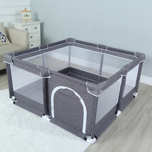 Baby Playpen Kids Safety Activity Center Indoor Outdoor Toddler Fence with Breathable Mesh