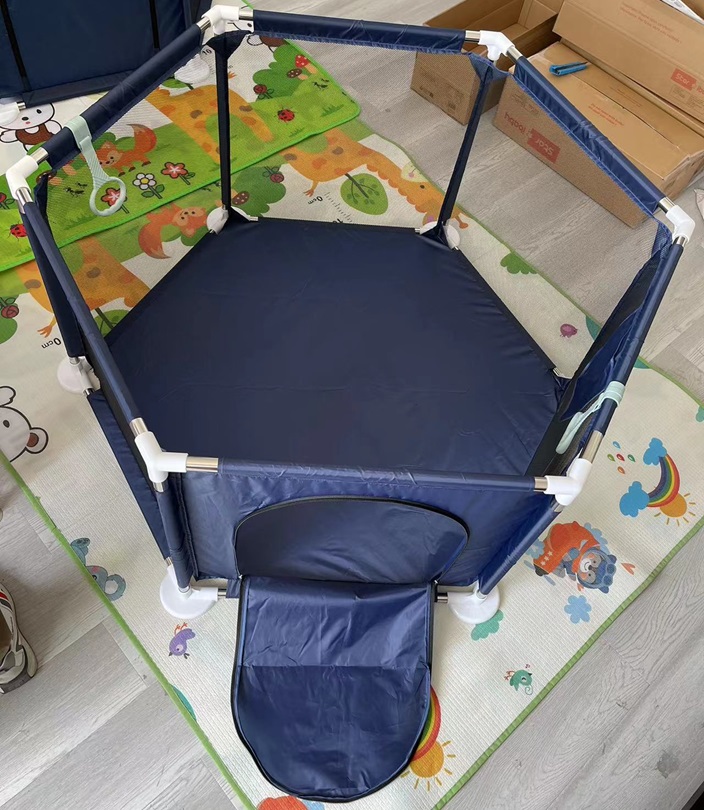 EN12227 Baby Playpen Safety Luxury Modern Custom Folding Large Portable Baby Play Yard Play pen