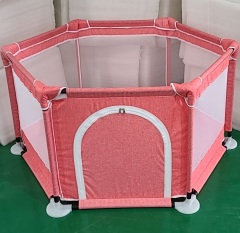 Kids Play Pen Yard Oxford Mesh Fabric Baby safety Portable Folding Baby Playpen