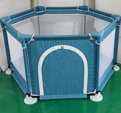 Kids Play Pen Yard Oxford Mesh Fabric Baby safety Portable Folding Baby Playpen