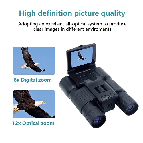 digital camera binoculars,bird watching binoculars with built in 1080p camera