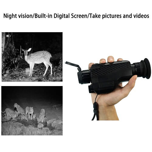 Monocular night vision goggles infrared illuminator monoculars with nightvision