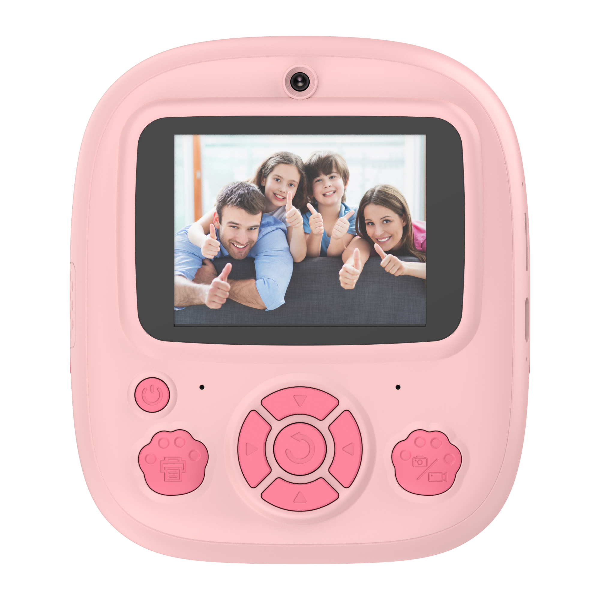 Newest Mini Kids Toy Birthday Gift 1080P HD Digital Camera Small Portable IPS Screen Children Selfie Photo Printer Camera