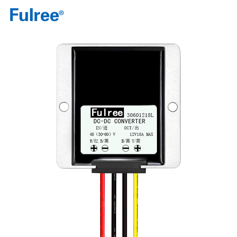 DC DC Step Down Converter Input DC 36V 48V( 30-60V ) to Output DC 12V 18A 30A Max Voltage Reducer Buck Volt Electric Motorcycle Scooter Parts