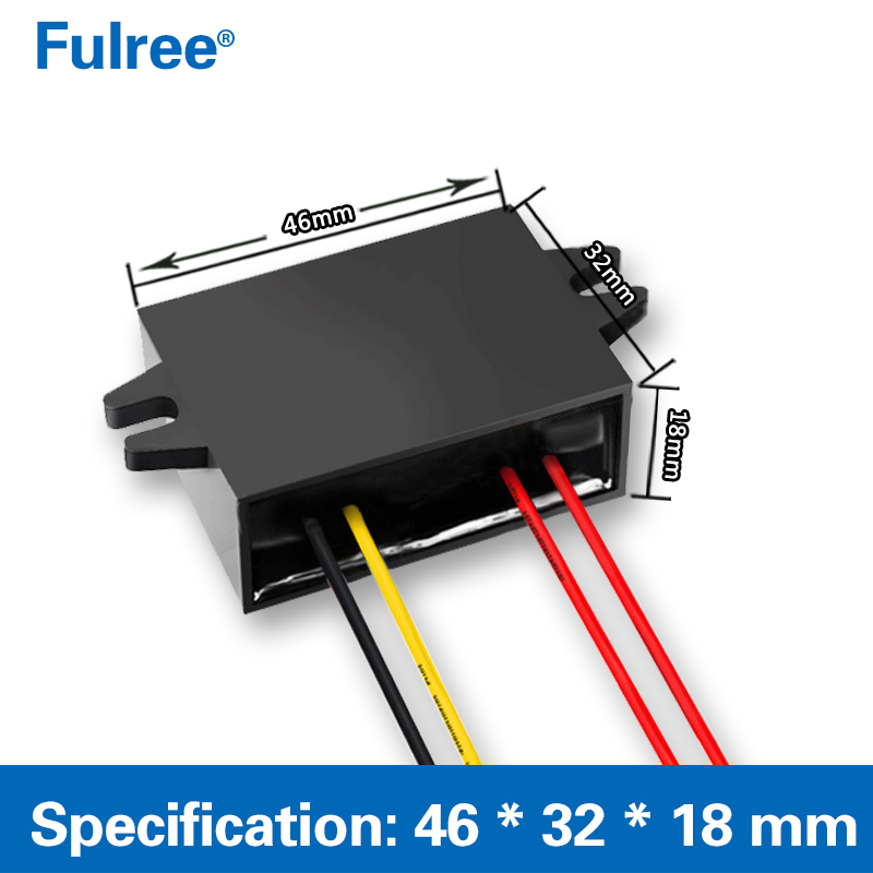 Input DC 36V 48V (20-60V) to Output DC 15V 3A 45W 5A 75W DC-DC Step Down Power Converter Adapter for Car DC Fan