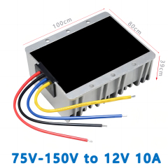 Input DC 100V(75V-150V) to Output DC 12V 10A 1A 2A 3A 4A 5A 5A 8A 10A 15A 20A 25A 30A Isolated DC- DC converter