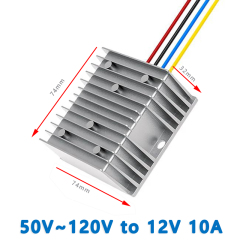 Input DC 60v 72V 80V 100V(50V-120V) to Output DC 12V 1A 2A 3A 4A 5A 8A 10A 15A 20A 25A 30A isolated step down DC- DC converter