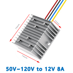 Input DC 60v 72V 80V 100V(50V-120V) to Output DC 12V 1A 2A 3A 4A 5A 8A 10A 15A 20A 25A 30A isolated step down DC- DC converter