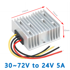 Input DC 48V 60V(30~72V) to Output DC 24V 3A 5A 8A10A15A 20A 25A DC TO DC Converter