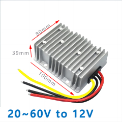 Input DC 24V 36V 48V (20V~60V)to Output DC 12V 5A 6A 8A 10A 15A 20A 25A 30A DC to DC Converter