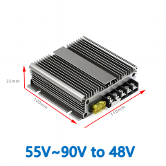 Input DC60/70V(55V~90V) to Output DC 48V 10A 480W waterproof DC to DC converter