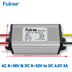 Input AC 8-36V and DC 8-52V to Output DC 3.3V 4.2V 5V 6V 7.5V 9V 12V 3A MAX AC/DC to DC converter Car Step Down Buck Power Supply