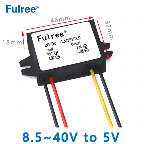 Input DC 12V/24V(8.5-40V) to Output DC 5V 3A 5A 10A 15A 20A 25A DC-DC converter