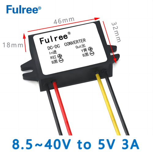 Input DC 12V/24V(8.5-40V) to Output DC 5V 3A 5A 10A 15A 20A 25A DC-DC converter