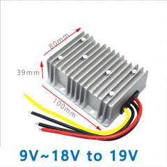 High sales Input DC 12V ( 9-18V) to Output DC 19V 20A 25A DC to DC converter