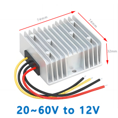 Input DC 24V 36V 48V (20V~60V)to Output DC 12V 5A 6A 8A 10A 15A 20A 25A 30A DC to DC Converter