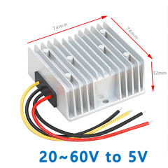 Input DC 36V 48V(20V~60V) to Output DC 5V 10A 15A 20A 25A Buck DC to DC converter