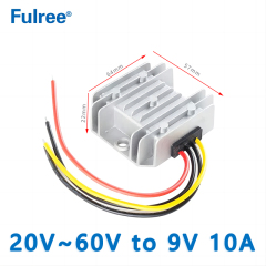 Fulree Input DC 36V 48V(20V~60V)to Output DC 9V 5A 10A 15A 20A 25A 30A step-down DC to DC converter