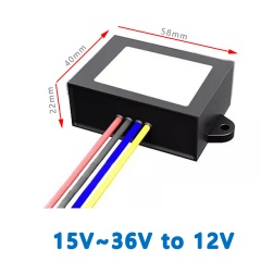 Fulree Input DC 24V(15-36V) to Output DC 12V 1A 2A 3A 4A 5A Isolated DC to DC Converter