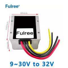 Input DC 12V/24V (9~30V) to Output DC 32V 10A 14A 17A Non isolated Boost DC to DC converter