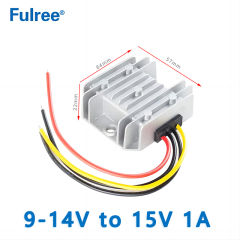 Input DC 12V ( 9-14V) to Output DC 15V 1A 2A 3A 5A 10A 15A 20A 22A 25A 30A Boost Step Up DC to DC Converter