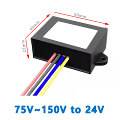 High quality Input DC 100V (75V~150V) to Output DC 24V 1A 2A Isolated DC to DC Converter