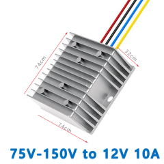 Input DC 100V(75V-150V) to Output DC 12V 5A 8A 10A Isolated DC to DC converter