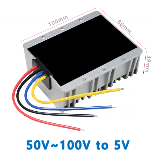 Input DC 60V/72V/80V (50-100V) to Output DC 5V 20A 22A 24A Isolated step down DC- DC converter