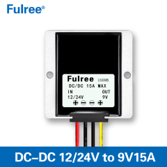 12V 24V to 9V 10A 15A 20A 25A 30A DC DC Step Down Buck Car Power Converter Inverter Voltage Reducer 12Vdc 24Vdc to 9Vdc