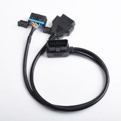 Automotive OBD2 One to Two Extension splitter Y Cable Universal Interface OBD 16 pin 16 core Cable Wire harness