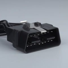 15cm Automotive OBD one-to-one full core cable OBD2 16 pin 16 core extension cable