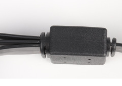 60cm OBD2 16 pin 16 core 1/3 extension cable with independent switch