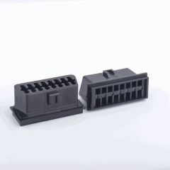 Automotive OBD2 16Pin female connector OBD plug+shell+terminal+screw
