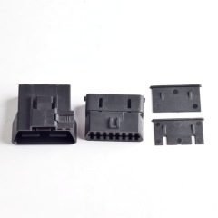 Automotive OBDll 16Pin connector with lock male housing+female housing OBD plug+housing+terminal