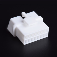Assembled OBD male connector OBD2 solderless crimping male plug with 16 terminals