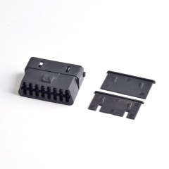 Automotive OBDll 16Pin connector with lock male housing+female housing OBD plug+housing+terminal