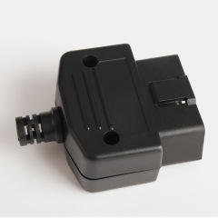 Automotive OBD2 male connector plug+shell+line card+screw OBD plug J1962M connector