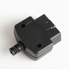 Automotive OBD2 male connector plug+shell+line card+screw OBD plug J1962M connector
