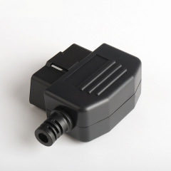 Automotive OBD male connector OBD2 connector plug housing wire card screw OBD plug J1962M