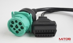 1pcs J1939 Male to J1939 Female and OBD2 Splitter Cable